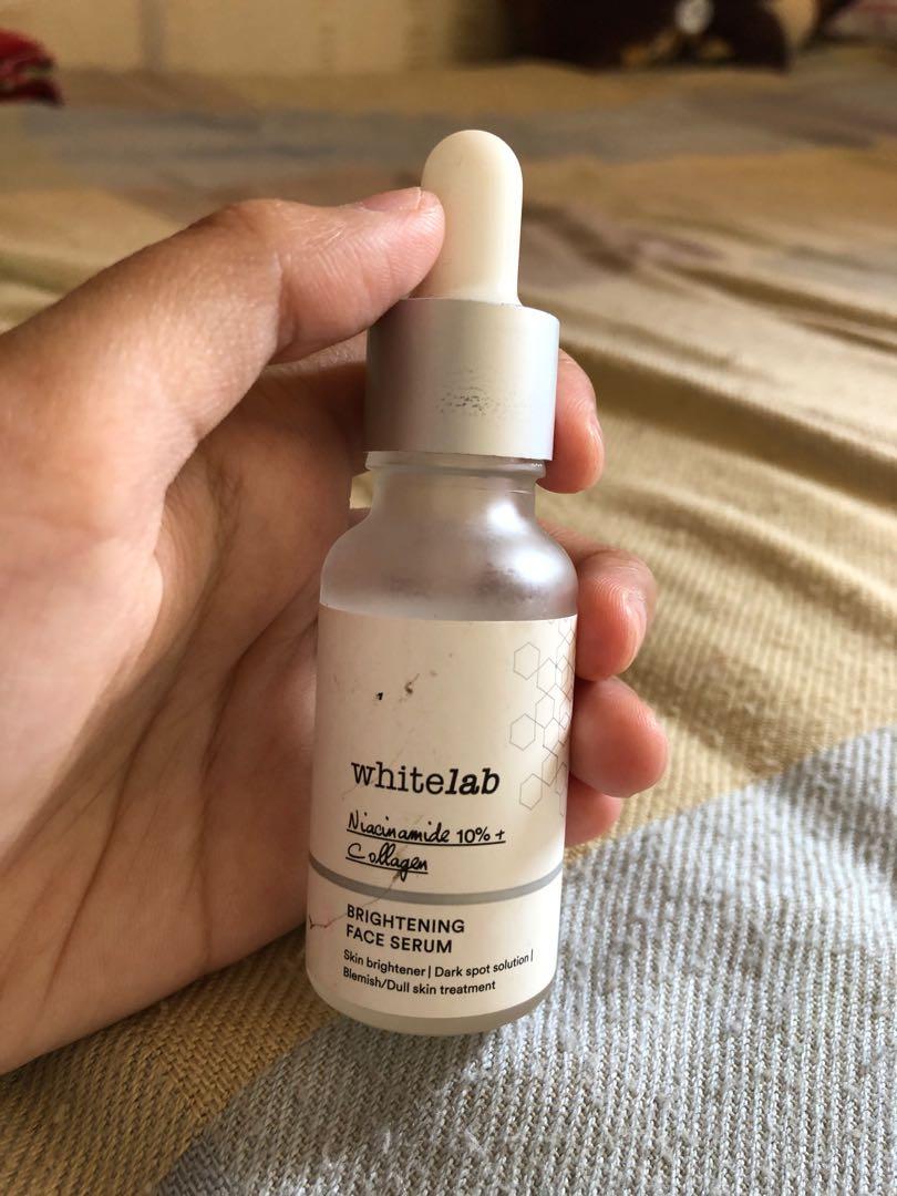 white lab brightening face serum