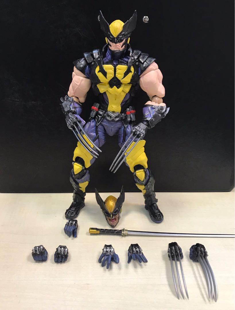 Wolverine Marvel Universe Variant Playarts Kai Repainted Bootleg Version