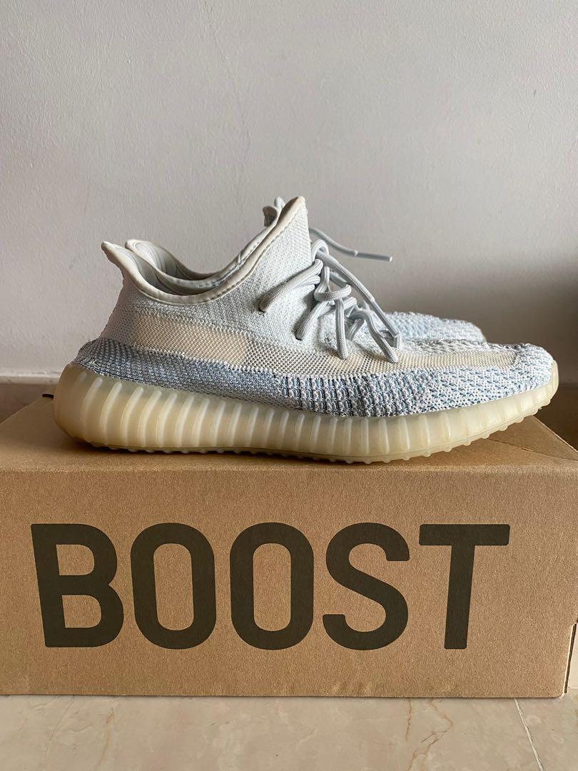 yeezy cloud white yellowing
