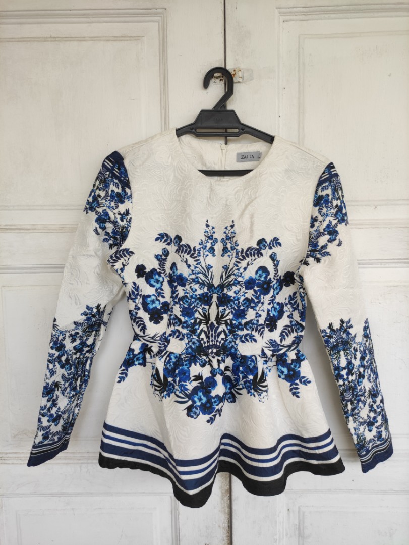 Zalia peplum top sales