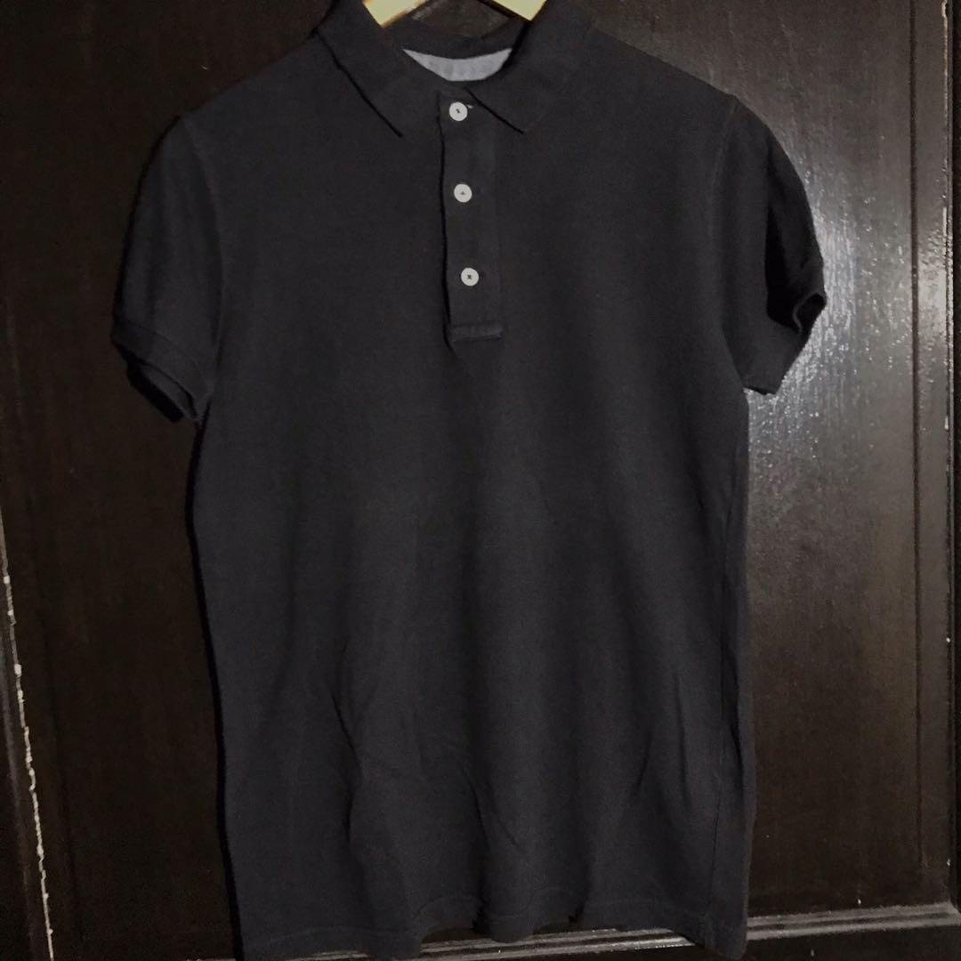 black polo shirt zara