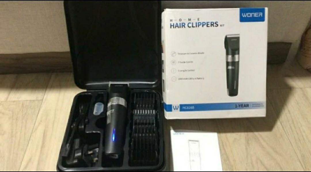 woner cordless rechargeable hair clippers