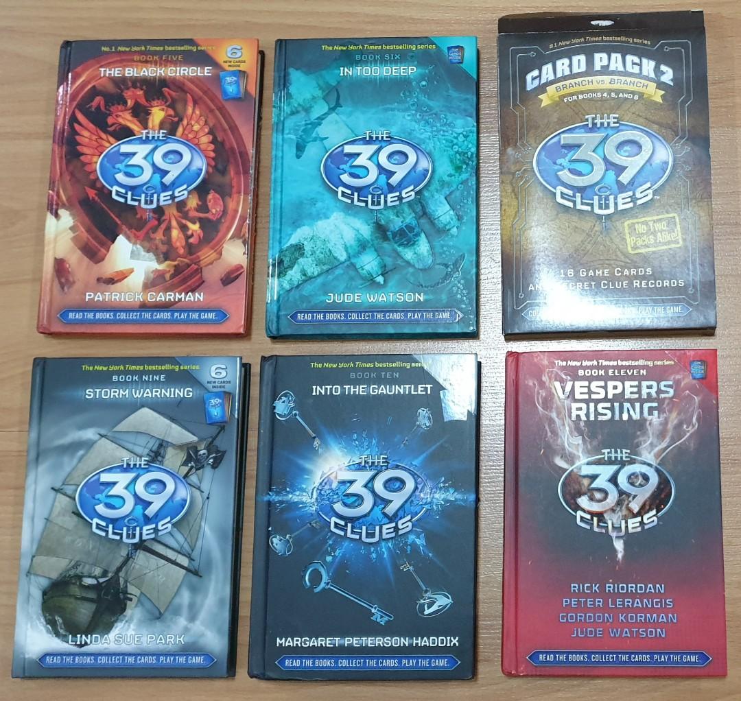 39 Clues Books 5 6 9 10 11 Card Pack Included Hobbies Toys Books Magazines Children S Books On Carousell The children that like the 39 clues books really like the card packs that go with each new book published. carousell