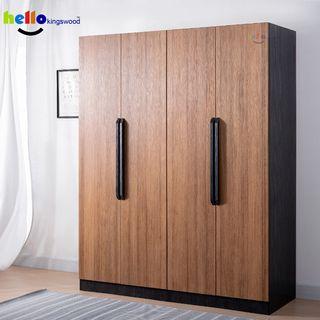 4 Doors Wardrobe ▪️ Solid Plywood Cupboard ▪️ Free Delivery