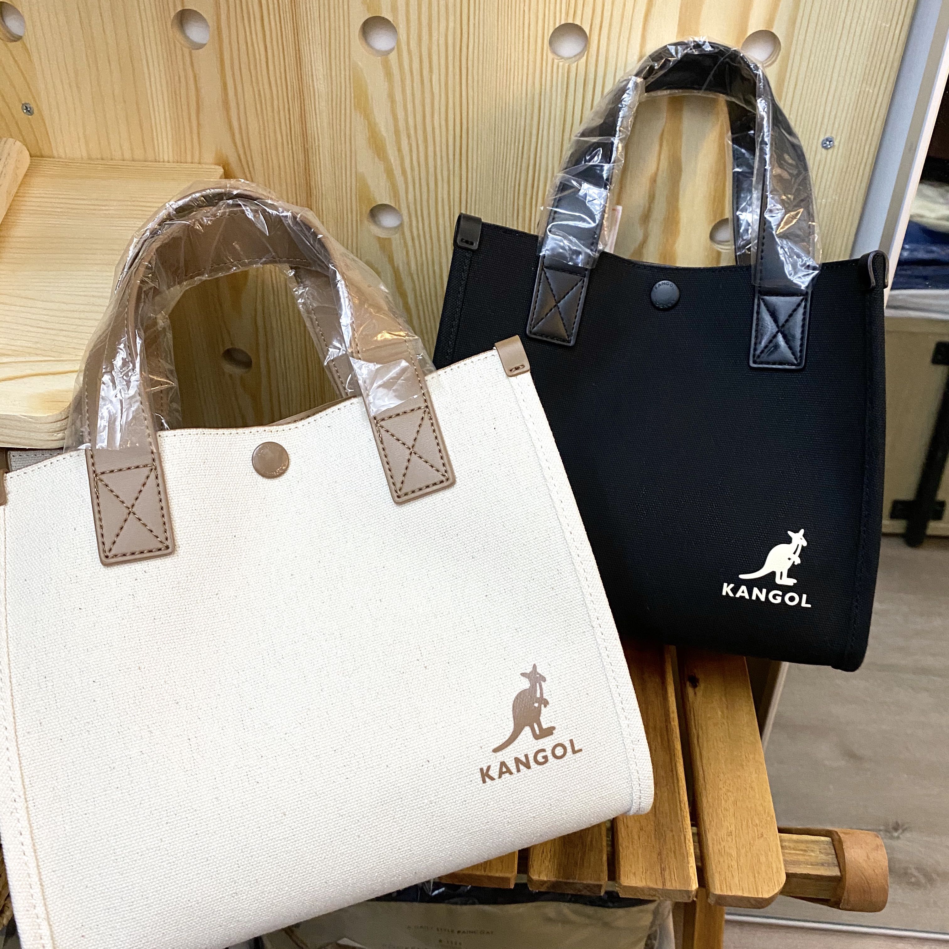 Kangol canvas tote bag mini new arrivals
