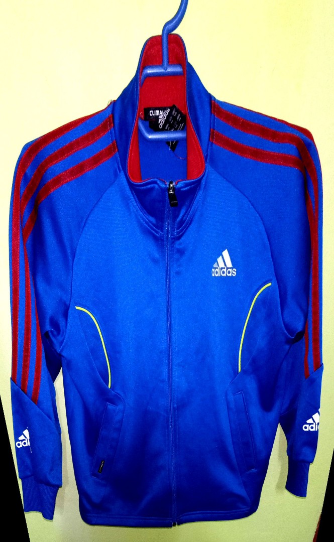 adidas climalite jacket blue