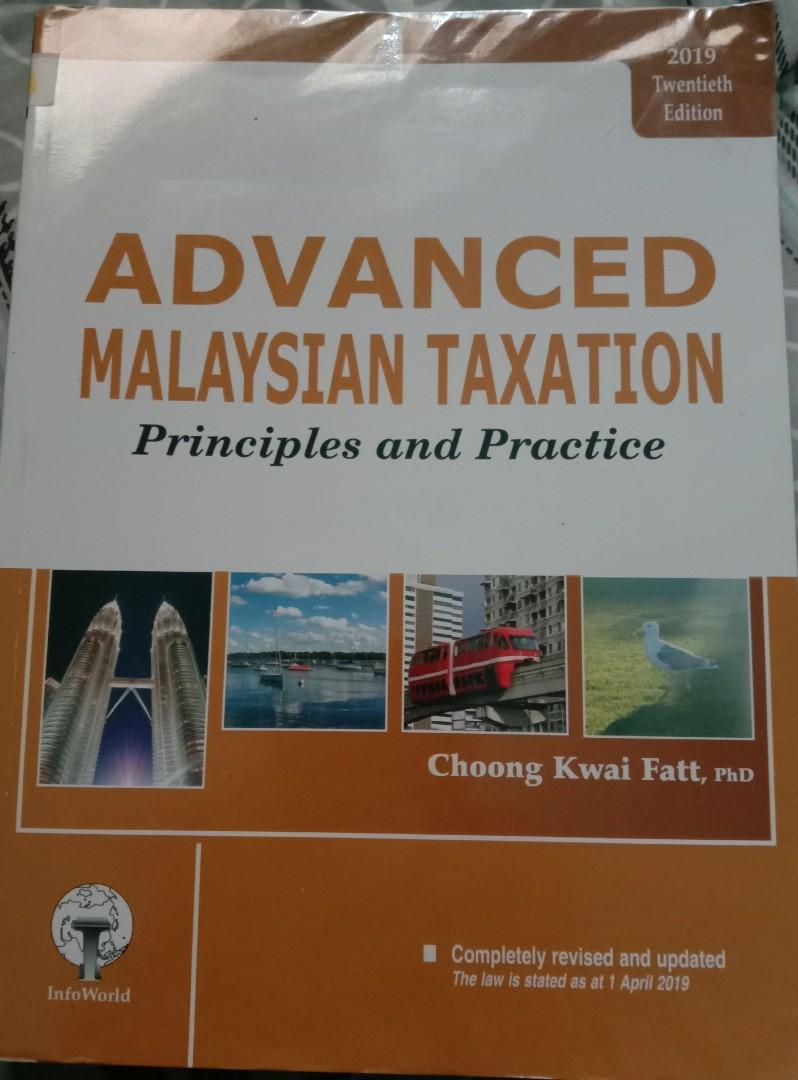 Advanced Malaysian Taxation Priniples And Practice Textbooks On Carousell