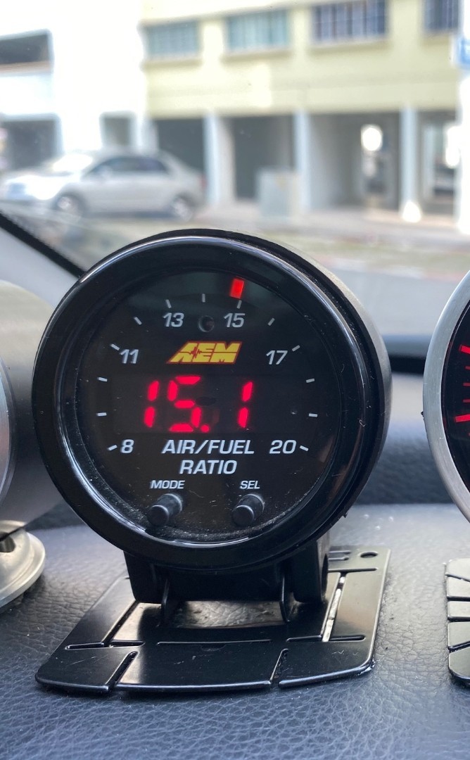 AEM AFR Gauge with sensor and harness, Car Accessories, Accessories on