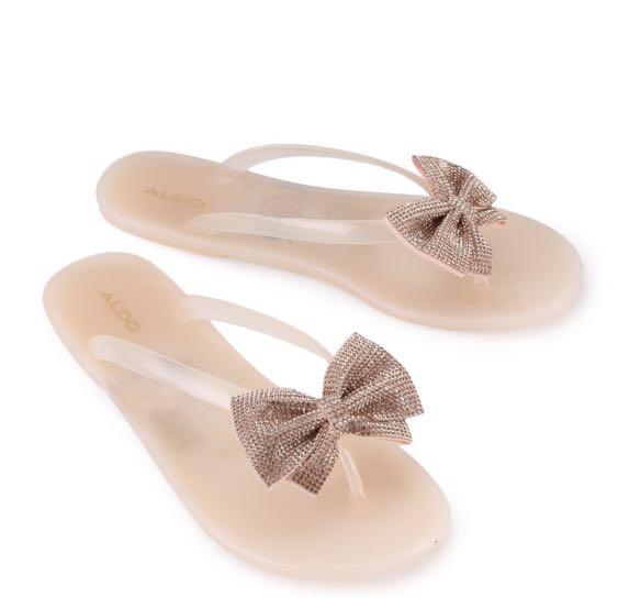 Aldo top bow sandals