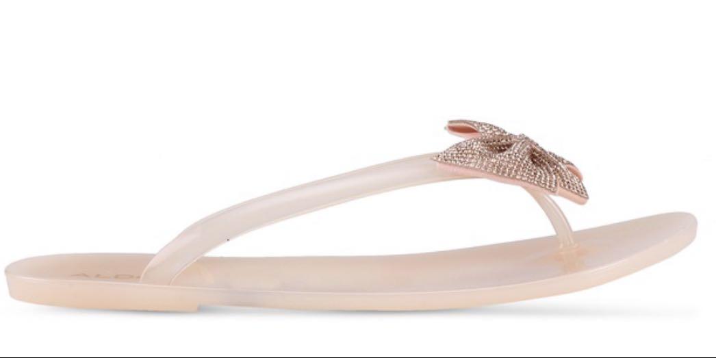 Aldo bow cheap flip flops