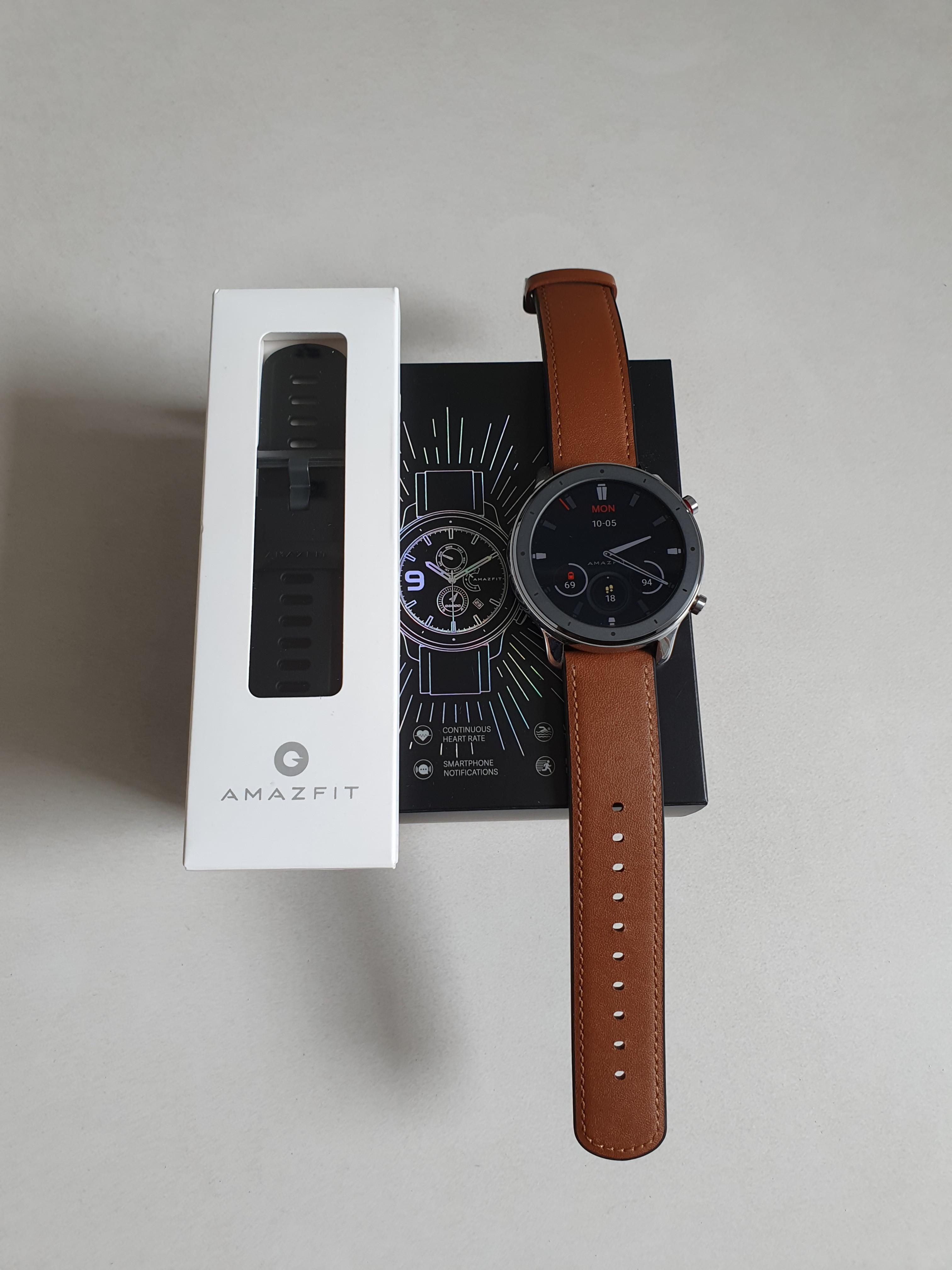 amazfit gtr 47 stainless steel