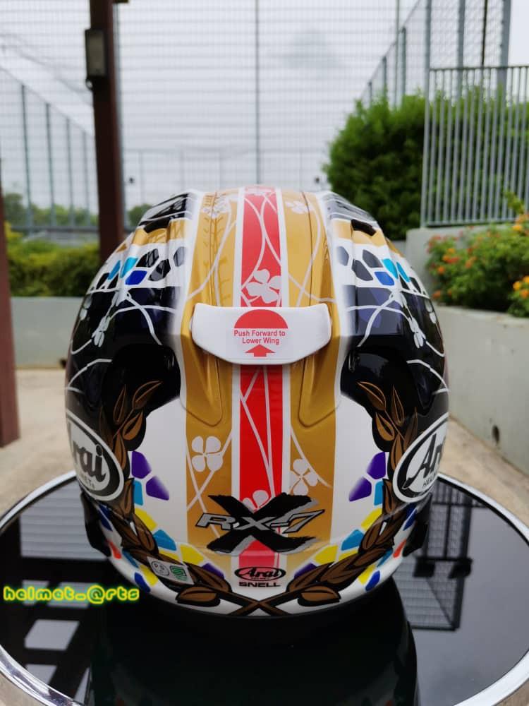 Arai Rx7x Nakagami Gp2 Motorcycles Motorcycle Apparel On Carousell