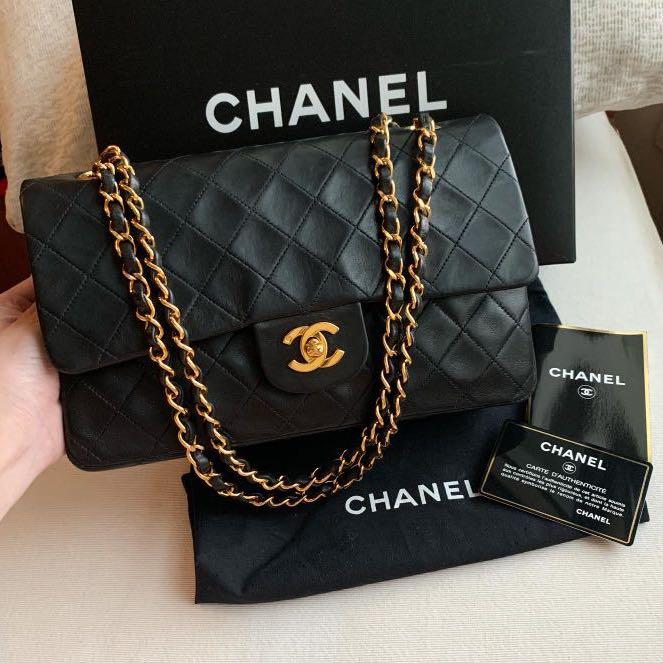 Chanel Caviar Beige Ivory Square Flap 24k Gold, Luxury, Bags & Wallets on  Carousell