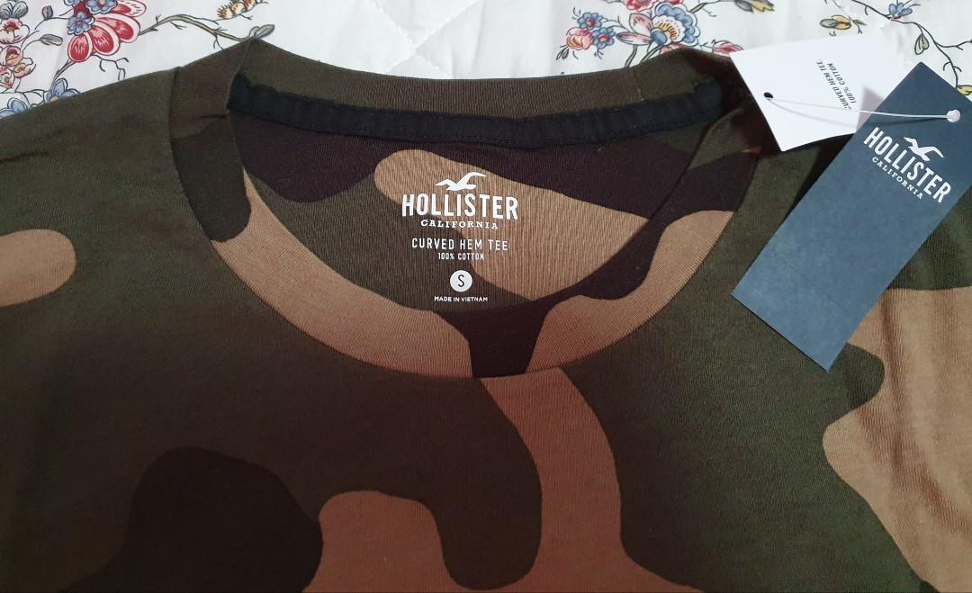 Hollister, Tops, 38 Hollister Green Camo T Shirt