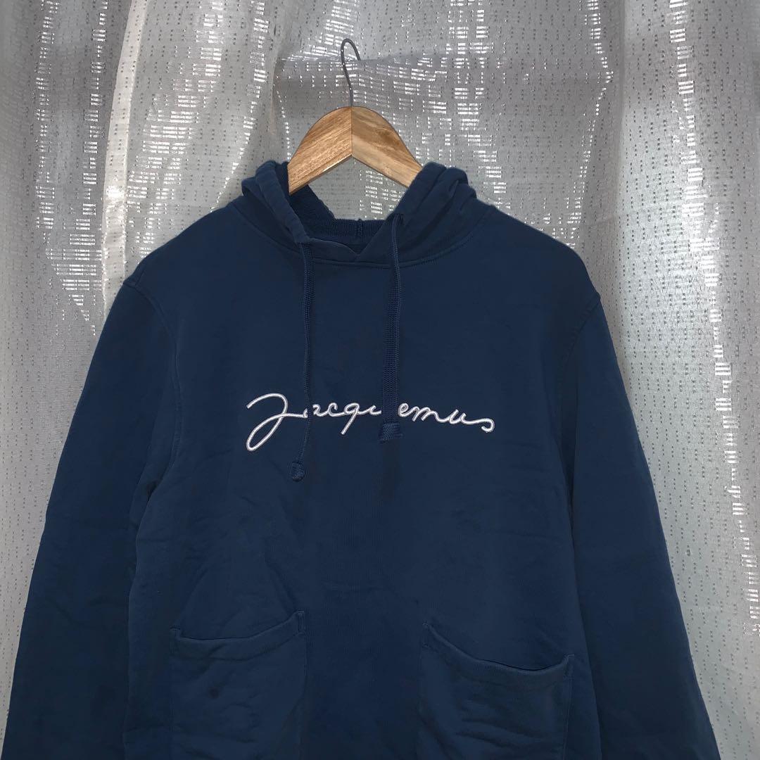 jacquemus blue hoodie