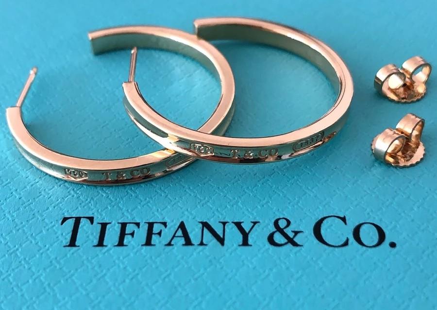 Tiffany 1837 new arrivals hoop earrings large