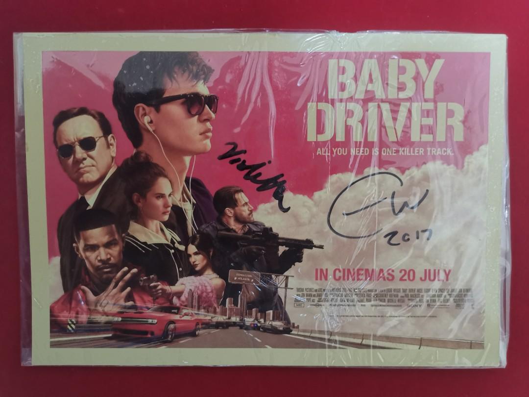 Baby Driver Malaysia Premiere Screening Ticket Signed By Director Edgar Wright Actress Viviana Chavez Antiques Vintage Collectibles On Carousell