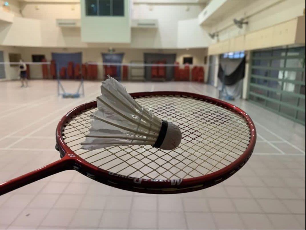 Badminton court 13 Oct (12pm to 1pm), Sports Equipment, Sports & Games, Racket & Ball Sports