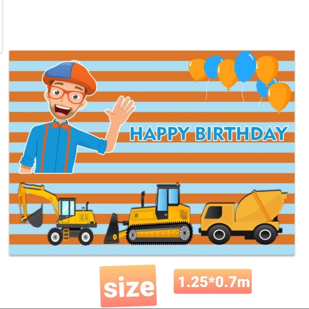 Blippi birthday greeting, Hobbies & Toys, Stationary & Craft, Occasions