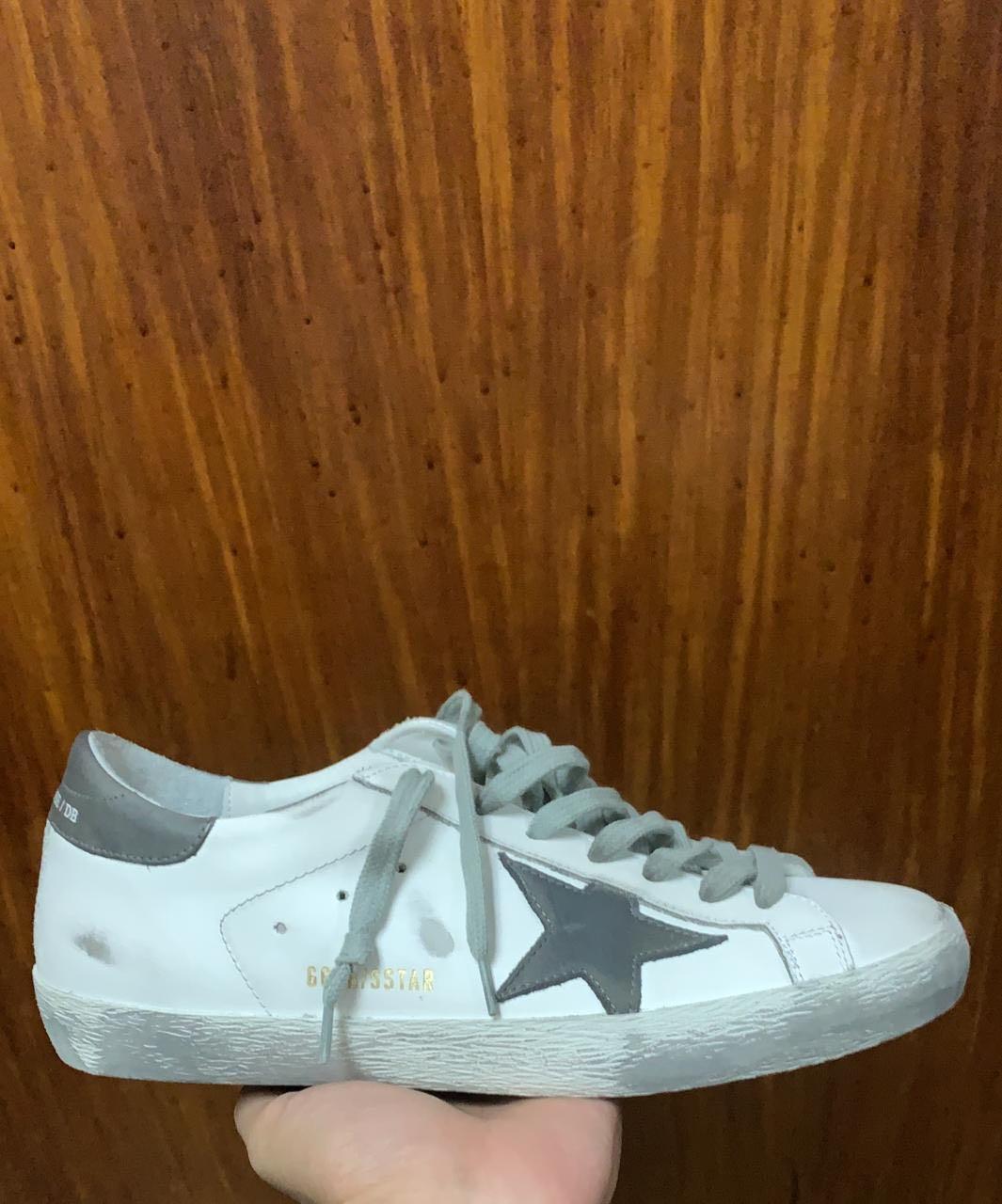 all white golden goose superstar