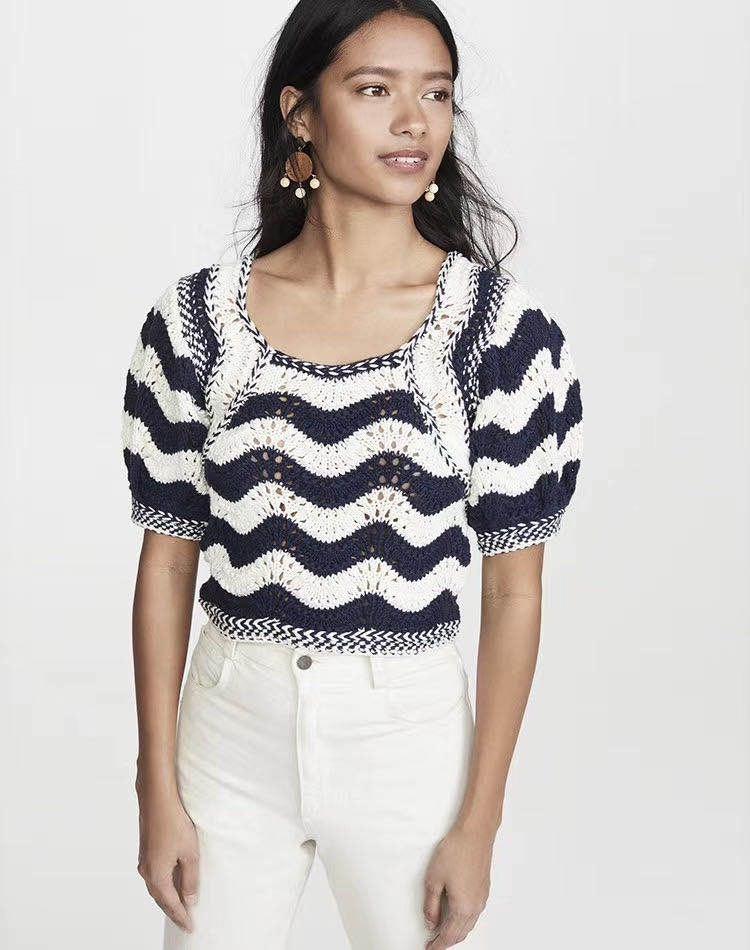 ulla johnson crochet top
