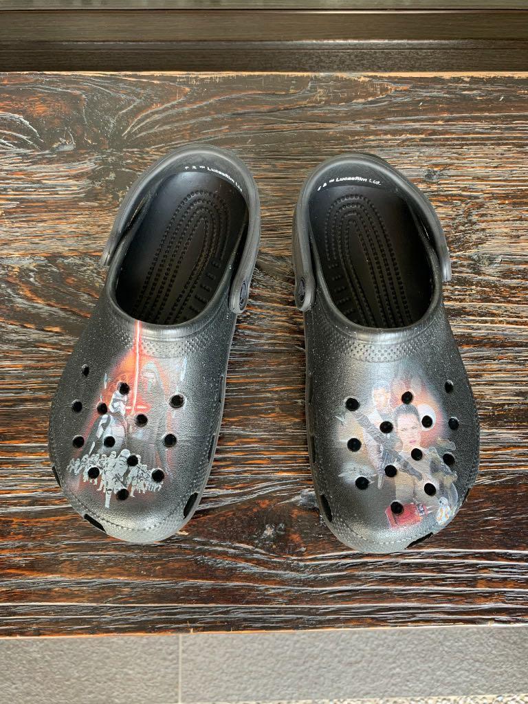 Boy Crocs Shoes Black Star Wars US Size 