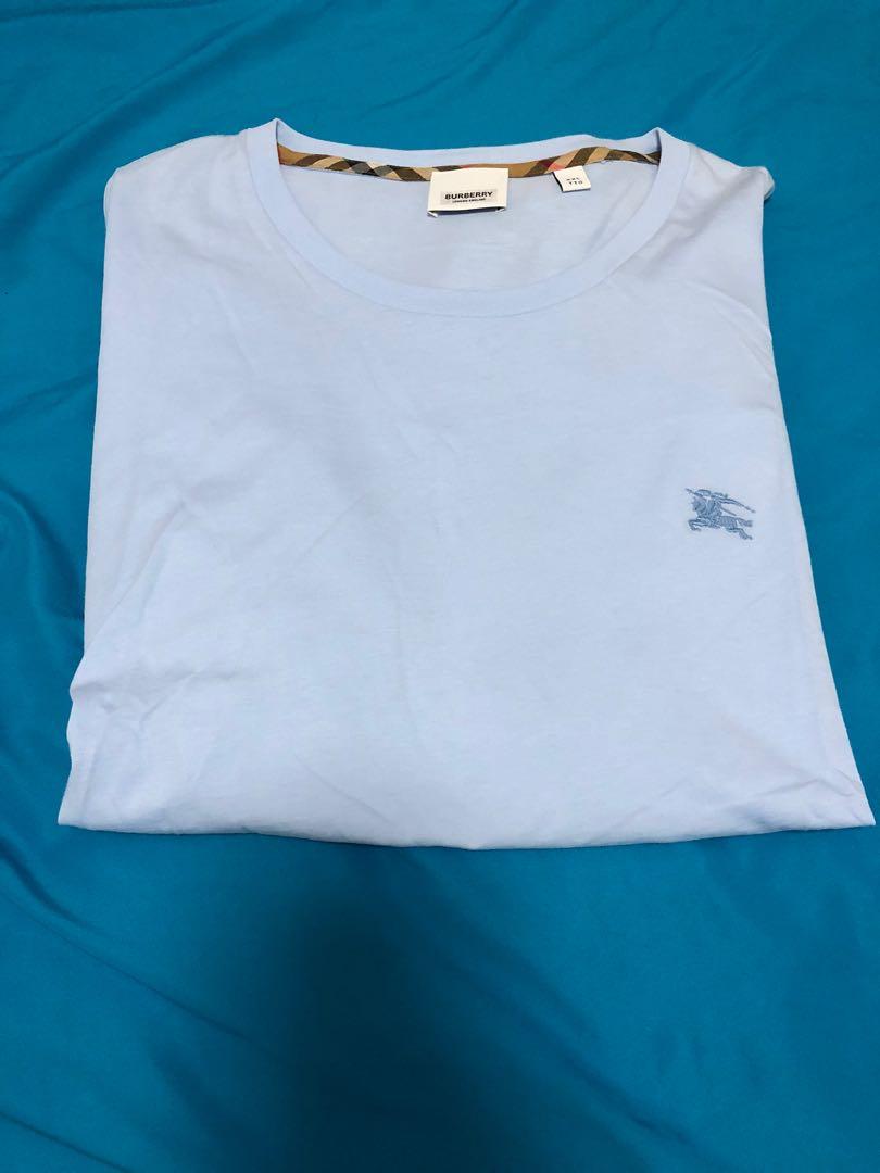 burberry baby blue shirt