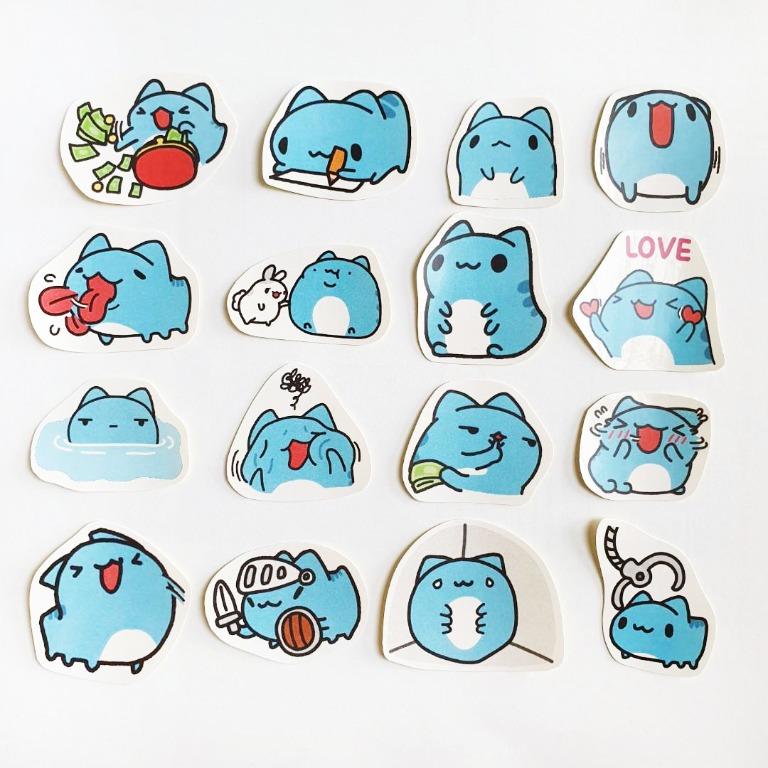 Capoo Telegram Stickers Hobbies Toys Stationery Craft Art Prints On Carousell