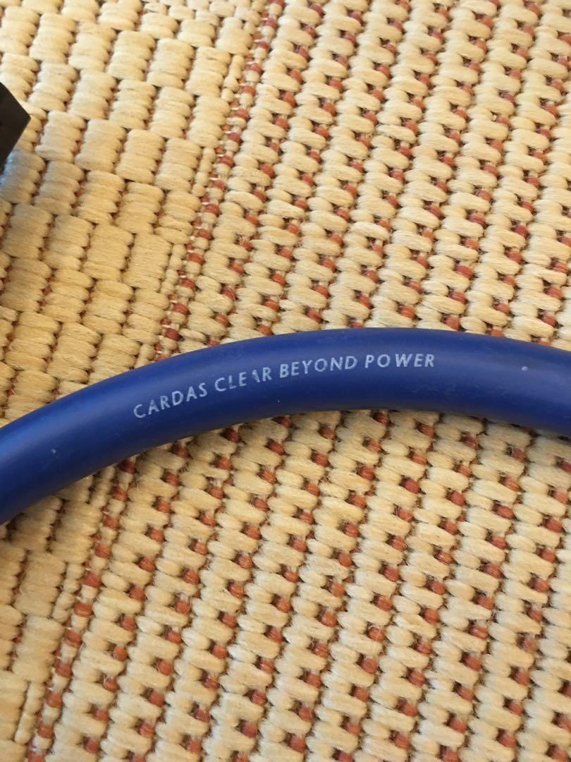Cardas Clear Beyond Power Cord US 20A plug 1.5m, Audio, Portable Audio