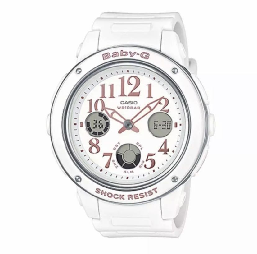 Casio Baby g Bga 150 Ef 7 B Female Watch Resin Strap World Time