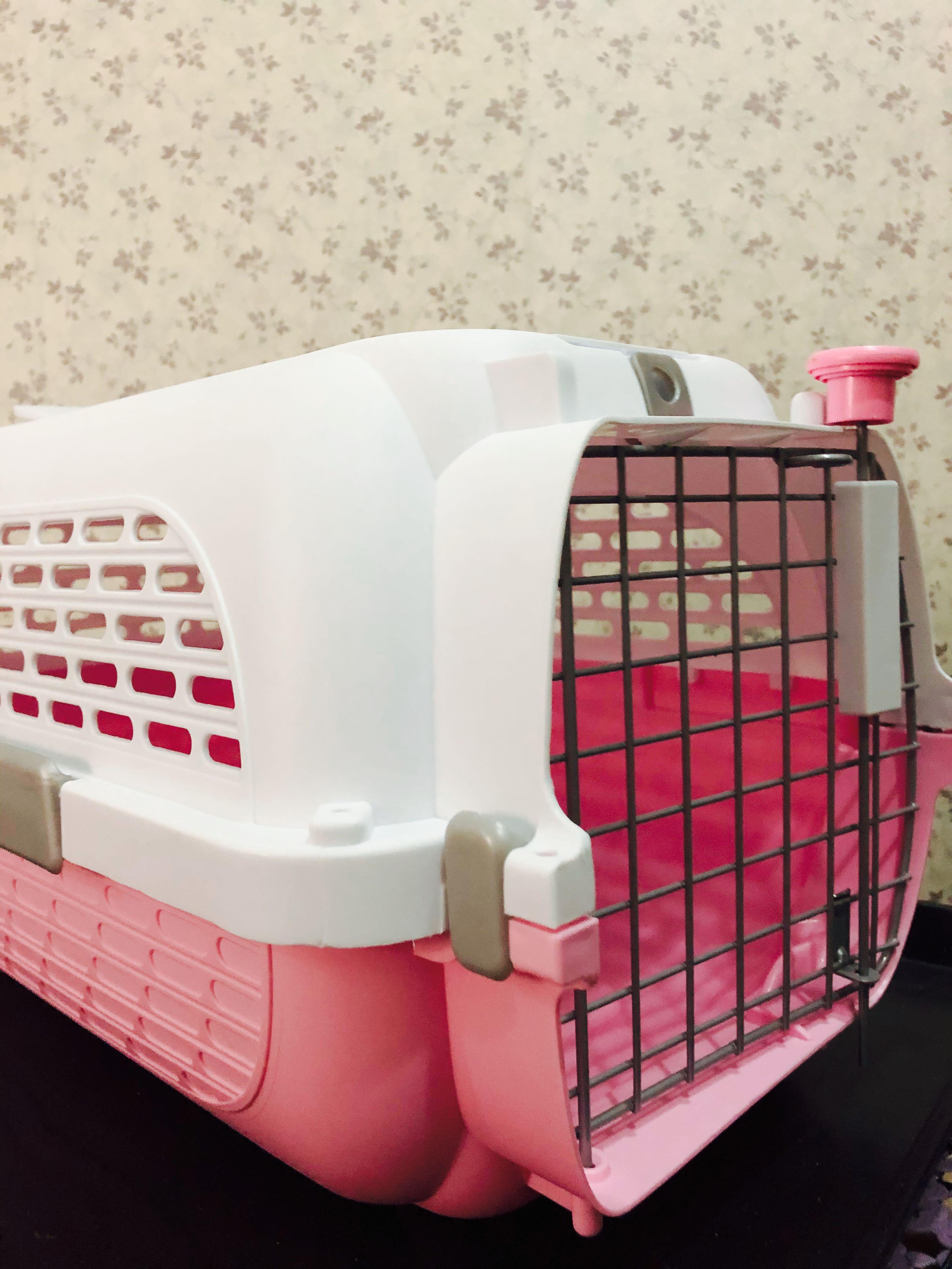 cat carrier pink