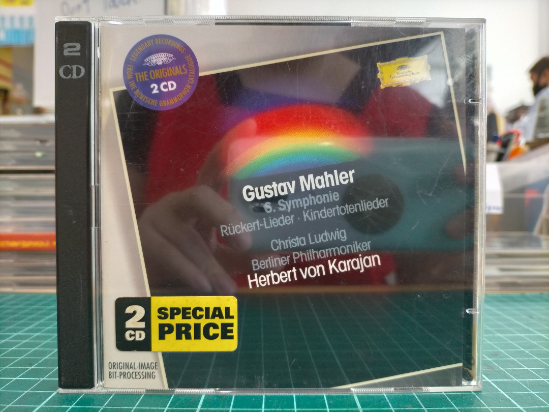 (CD) Mahler: Symphony No. 6 - Ruckert-Lieder - Kindertotenlieder Ludwig/  Berliner Philharmoniker/ Karajan