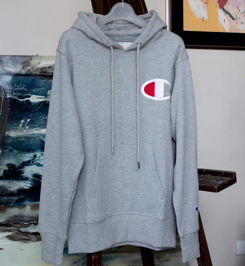 champion hoodie with logo
