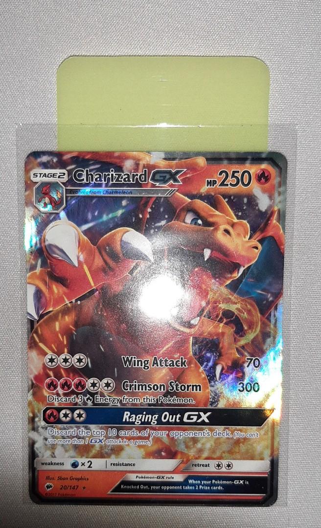 Charizard GX 20/147 - SM: Burning Shadows - Ultra Rare Holo Pokemon Card NM