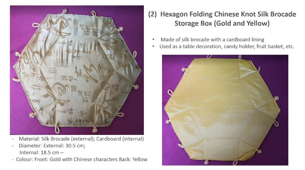 Chinese Fabric Fish Ornament/Silk Handkerchief/Folding Box/Carrier