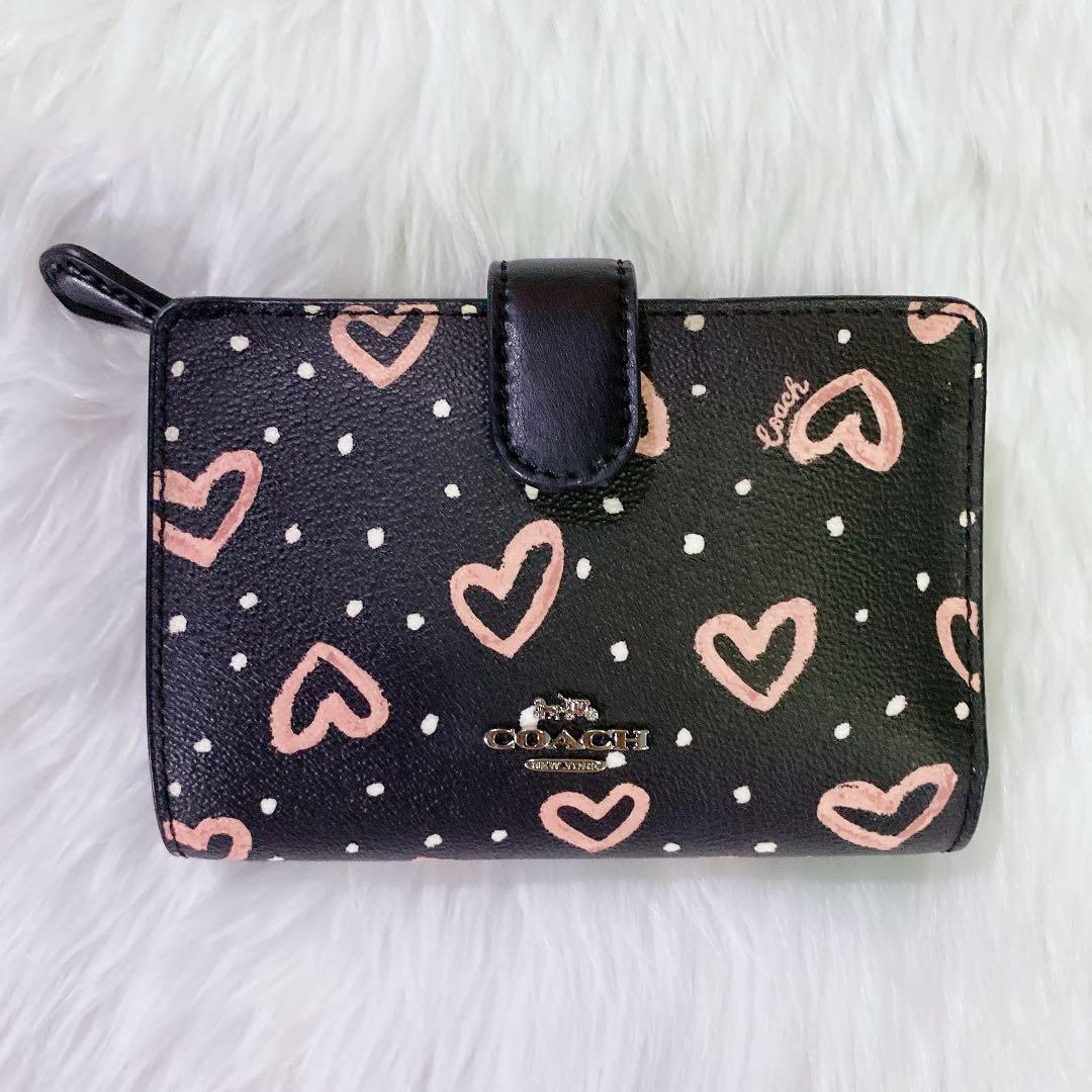 coach crayon hearts wallet