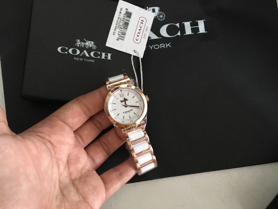 COACH White Ceramic Watch Women s Fashion Watches Accessories
