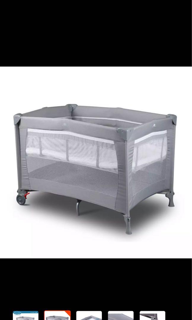 high sided travel cot