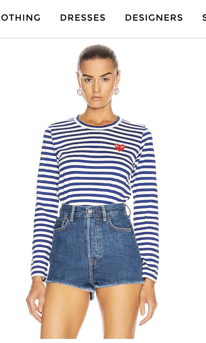 Comme des garcons crop top top