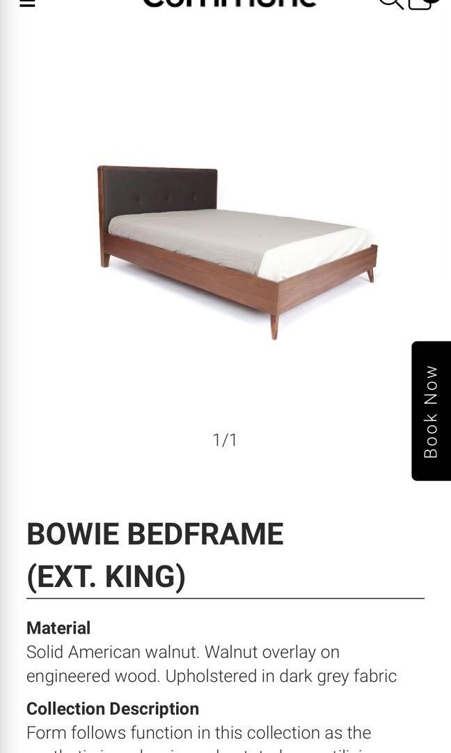 Commune King Size Bed Frame Extended 95 New Furniture Home Living Frames Mattresses On Carou Commune King Size Bed Frame Extended, Extended King Size Bed