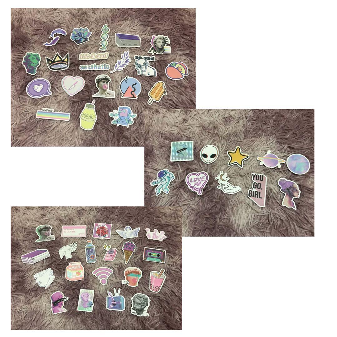 Cute Laptop Stickers (Category: Laptops & Notebooks) located in Cainta. Submitted by saykiaraaaaaaaa (Listing ID 1027900596, Image 1). Description: ‼️5 PESOS ONLY, CAN’T PUT IT IN THE DESCRIPTION. THE PRICE IS TOO LOW DAW‼️ Cute Laptop Stickers for sale for only 5 PESOS ❤️ ✨ Material is PVC (Matte) ✨ Waterproof ✨ MOP: GCash, BPI and PNB.