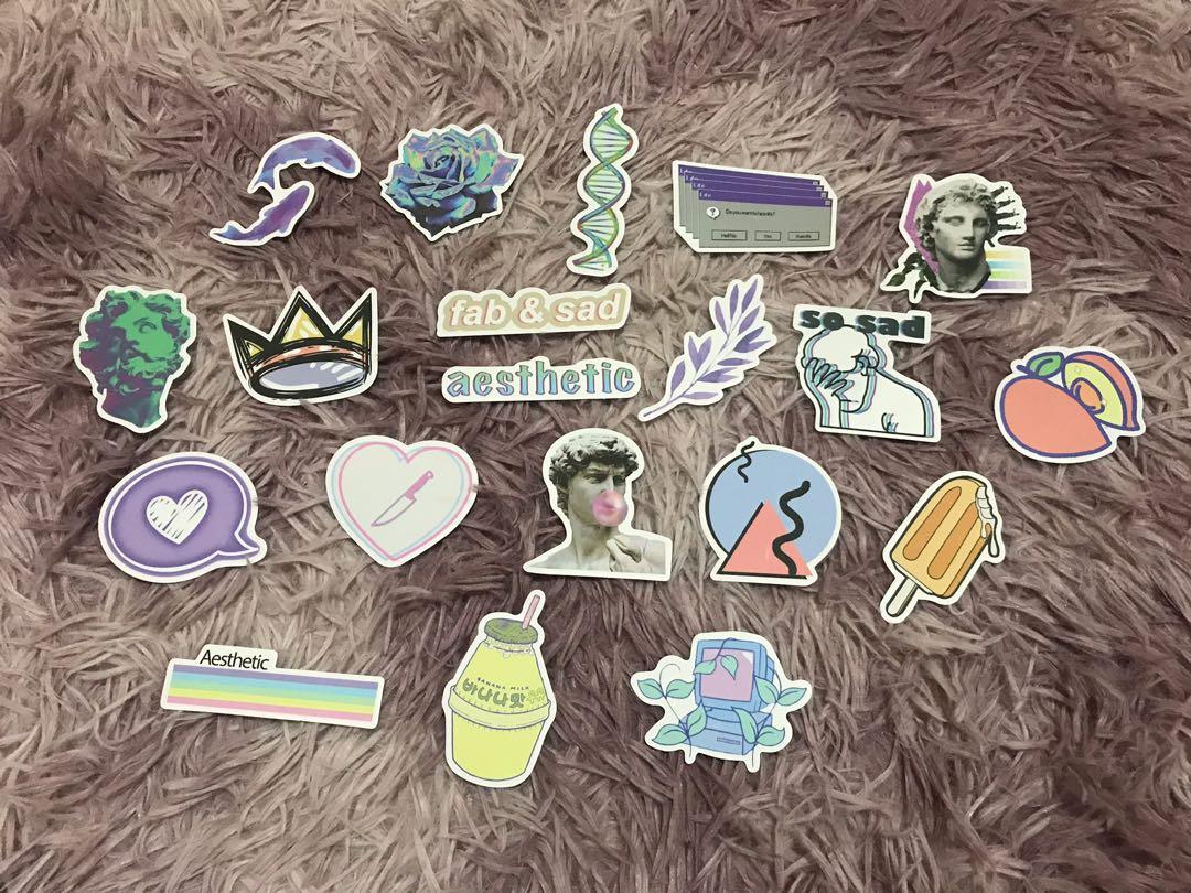 Cute Laptop Stickers (Category: Laptops & Notebooks) located in Cainta. Submitted by saykiaraaaaaaaa (Listing ID 1027900596, Image 2). Description: ‼️5 PESOS ONLY, CAN’T PUT IT IN THE DESCRIPTION. THE PRICE IS TOO LOW DAW‼️ Cute Laptop Stickers for sale for only 5 PESOS ❤️ ✨ Material is PVC (Matte) ✨ Waterproof ✨ MOP: GCash, BPI and PNB.