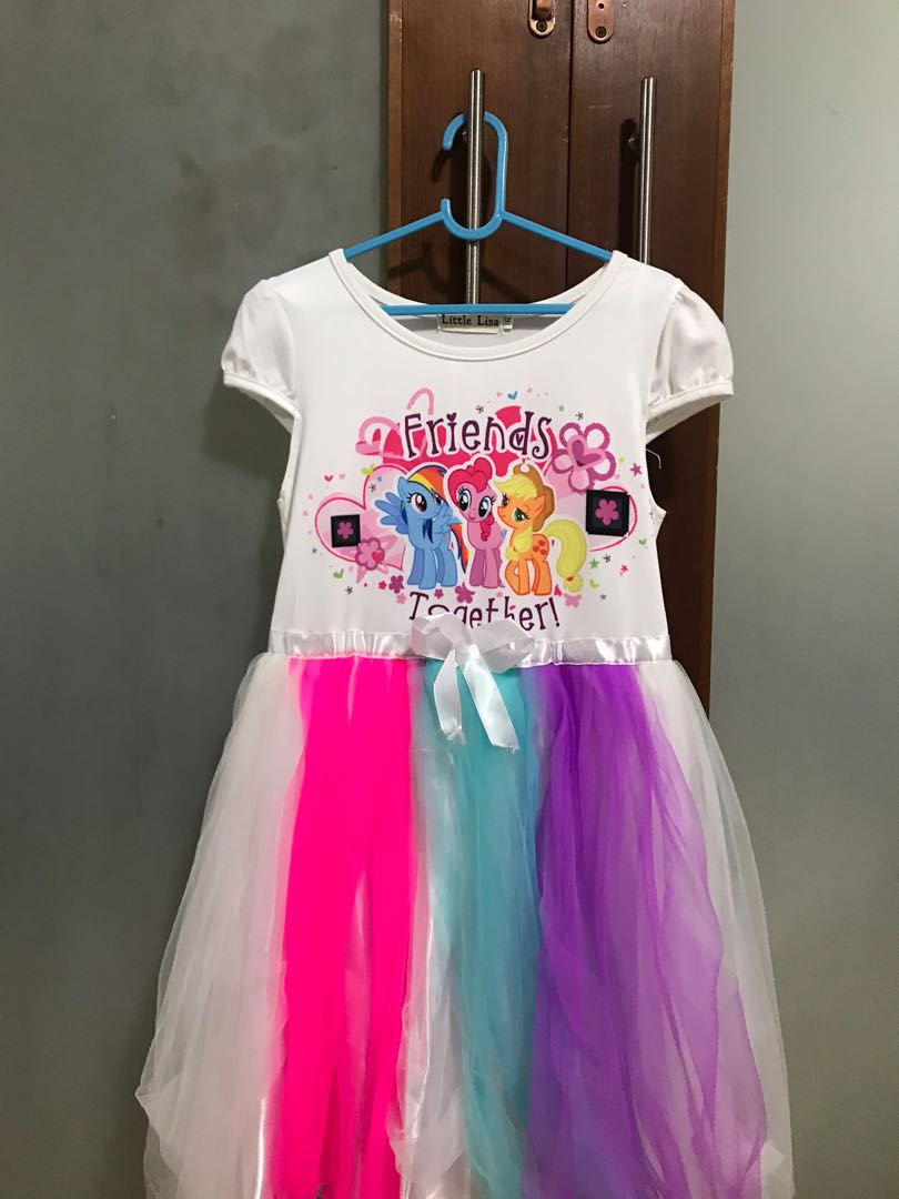 Cute My Little Pony Dress for 7 9 years old Women s Fashion