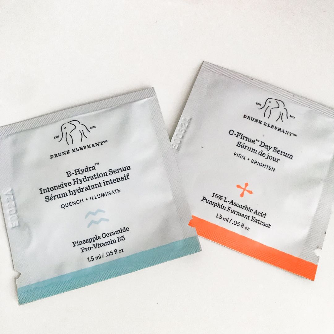 Drunk Elephant Vitamin B+C minis on Carousell