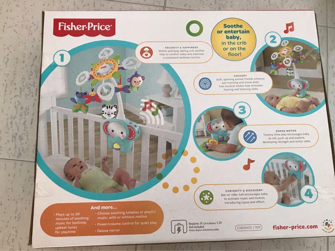 fisher price deluxe crib to floor mobile