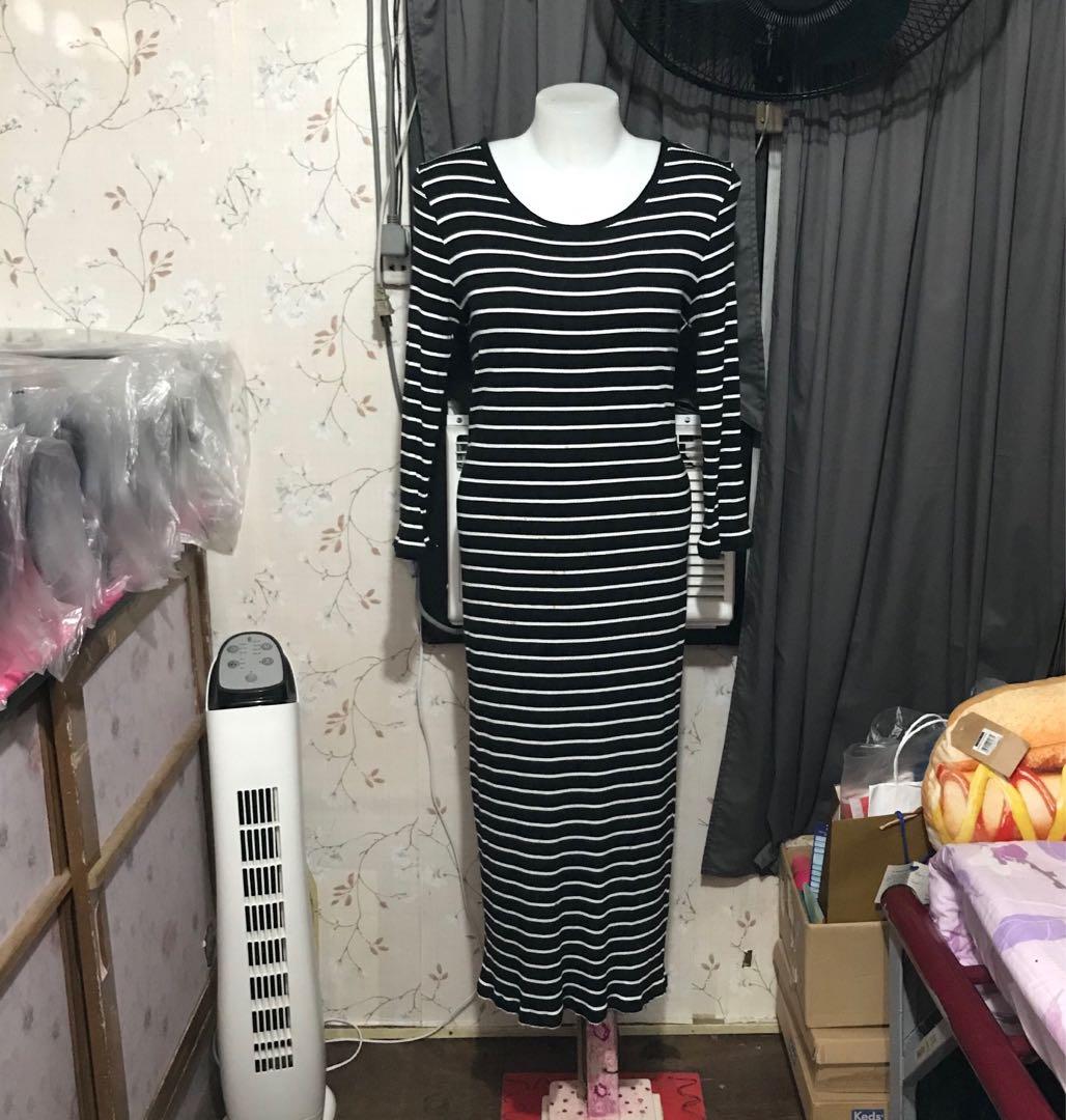 Forever 21 striped maxi dress sale