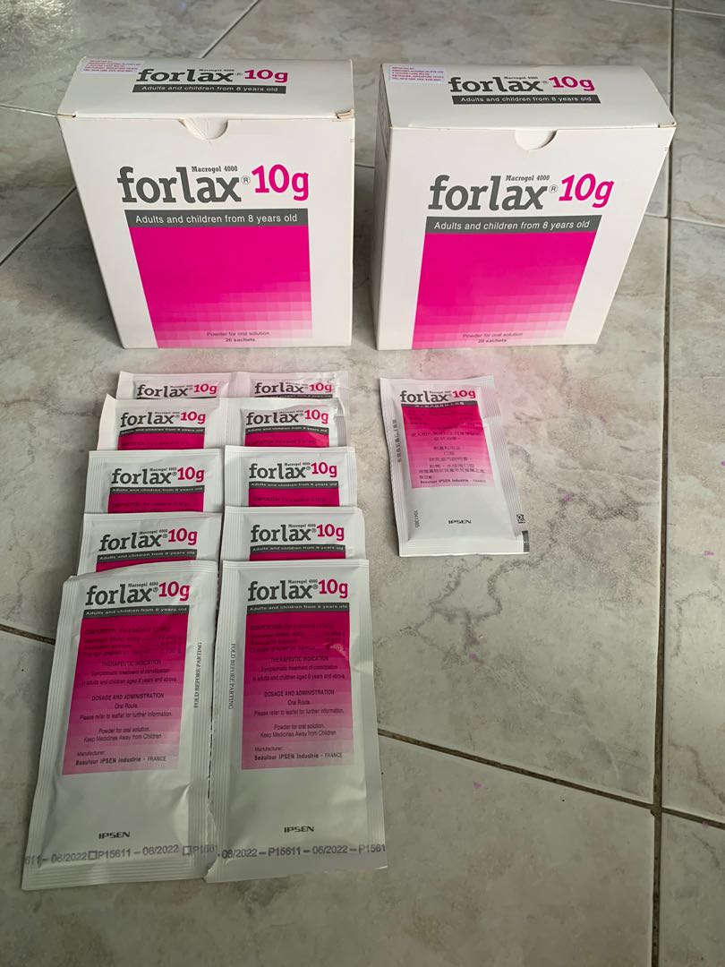 Forlax 10g Macrogol 4000 Oral Powder Everything Else On Carousell