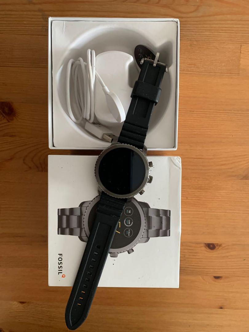 Fossil Q Explorist Black Smart Watch FTW4001 Mobile Phones Gadgets Wearables Smart Watches on Carousell