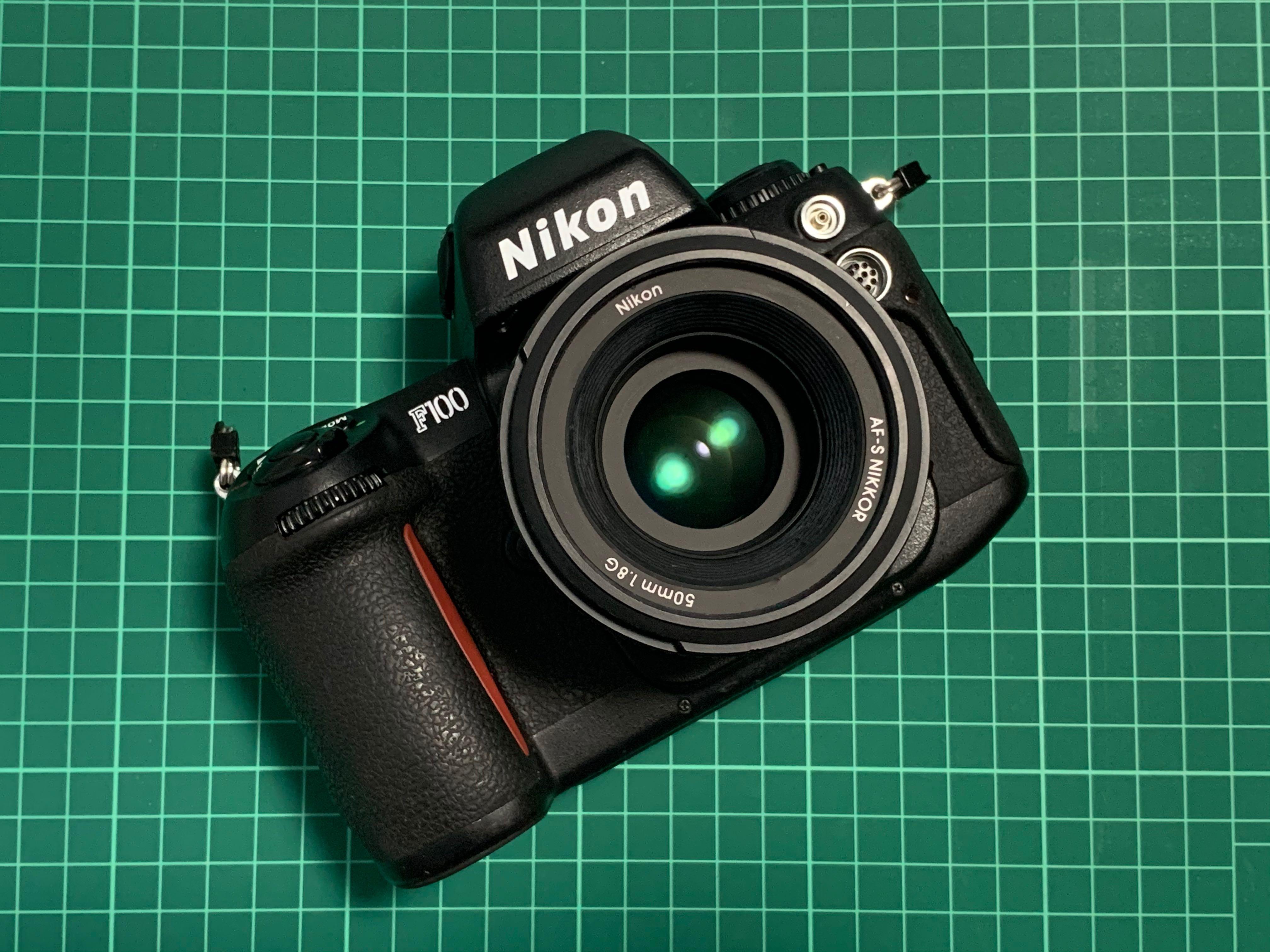 [FS] Nikon F100 Film Camera + 50mm F1.8G, Photography, Cameras on Carousell