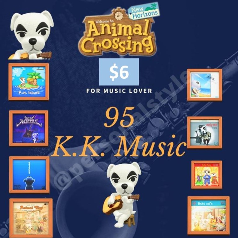 Full 95 K K Song 6 Animal Crossing Kk Song Toys Games Video Gaming In Game Products On Carousell
